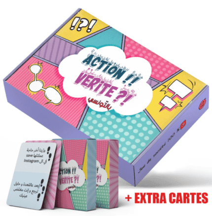 Action Vérité Bitounsi + 108 Extra Cartes - Jeu D'ambiance