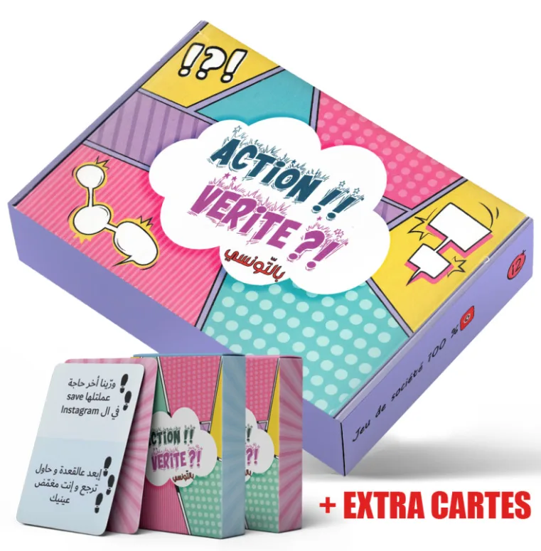 Action Vérité Bitounsi + 108 Extra Cartes - Jeu D'ambiance – Image 1
