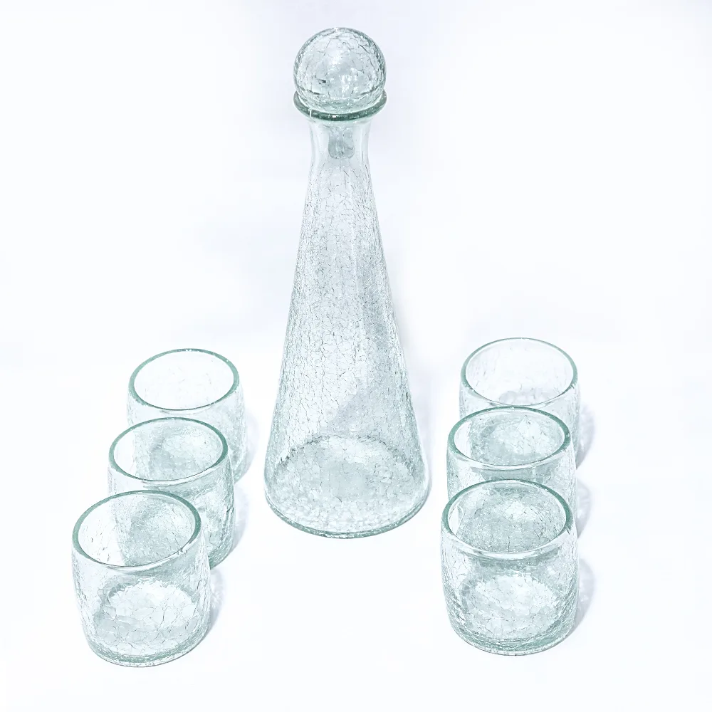 Carafe Tanit – Élégance en Verre Soufflé – Image 1