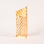 Veilleuse Coquille en Fibres Végétales et Fer