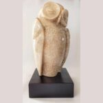Sculpture Hibou en Raku - Édition Artisanale