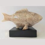 Sculpture Poisson en Raku - Édition Artisanale