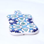 Planche “Azur” – Céramique géométrique artisanale