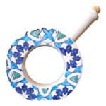 Cruche Zénith – Céramique émaillée décor bleu