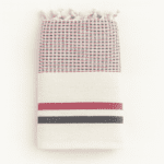 Fouta artisanale en coton – 2m x 1m – Couleurs au choix