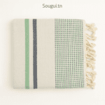 Fouta artisanale en coton – 2m x 1m – Couleurs au choix – Image 3