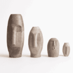 Sculptures Moaï en Béton – L’Art Mystique de l’Île de Pâques