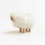 Mouton Décoratif en Laine - Disponible en 3 Tailles – Image 3