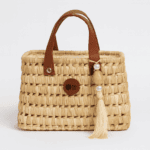 Couffin artisanal en fibre végétale – Elyssa