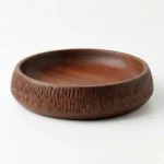 Vide-poche "Carthage" – Acajou ciselé à la main