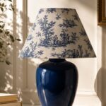 Lampe Toile Bleue Royale