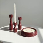 Collection Aura – Bougeoirs & Bougie Artisanale