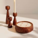 Trio Élégance Acajou