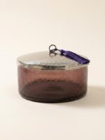 Bonbonnières en verre soufflé & cuivre martelé – Image 3