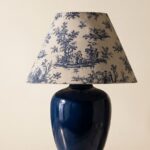 Lampe Toile Bleue Royale