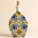 Bouteille en céramique – Motif andalou