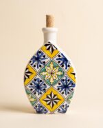 Bouteille en céramique – Motif andalou