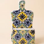 Duo Table Andalou – Planche et Porte-Serviettes en Céramique