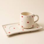 Set "Duo Envoûtant" – Mug et Plateau en Céramique